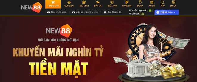 Cách nhận ngay 50k tại game New88